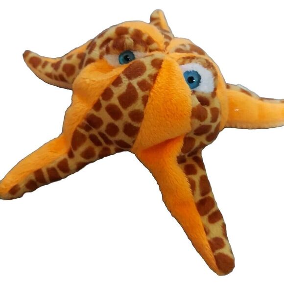 TY Wish Octopus Orange Leopard Print Plush Stuffed Animal Dec 5, 2002 Toy - Picture 1 of 6